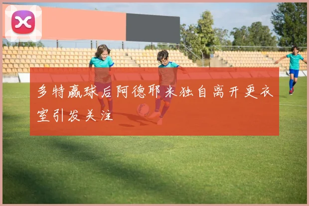 多特赢球后阿德耶米独自离开更衣室引发关注